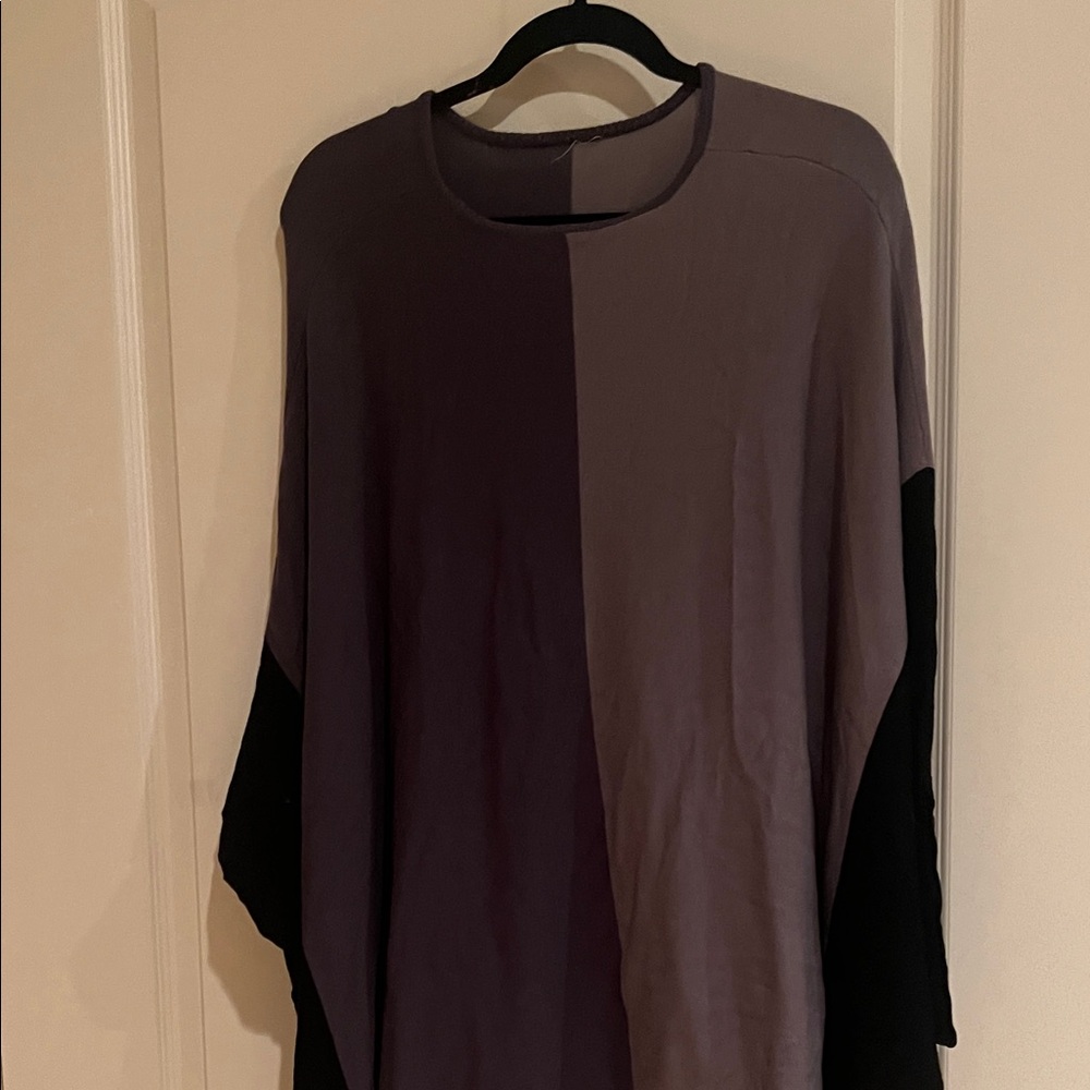 Two-Tone Oversized Top